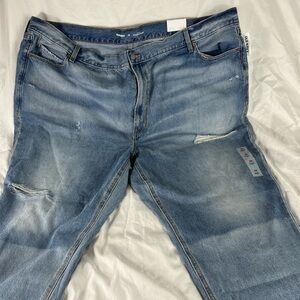 High-Rise Slouchy Straight Jeans Old Navy 28 plus size short